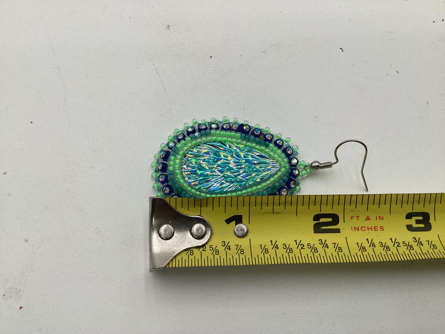 Hand Beaded Earrings: Anishinaabe/Ojibwe Beadwork