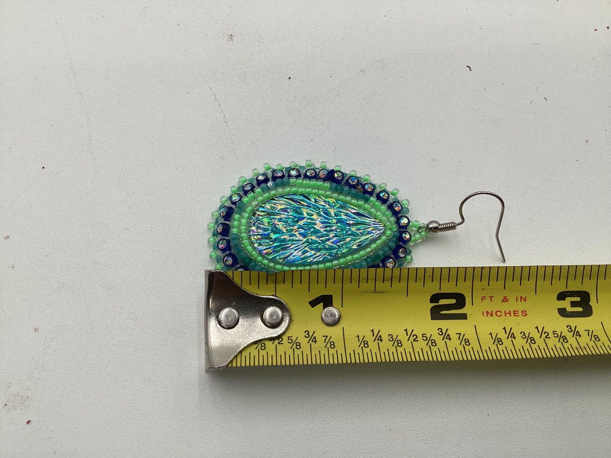 Hand Beaded Earrings: Anishinaabe/Ojibwe Beadwork
