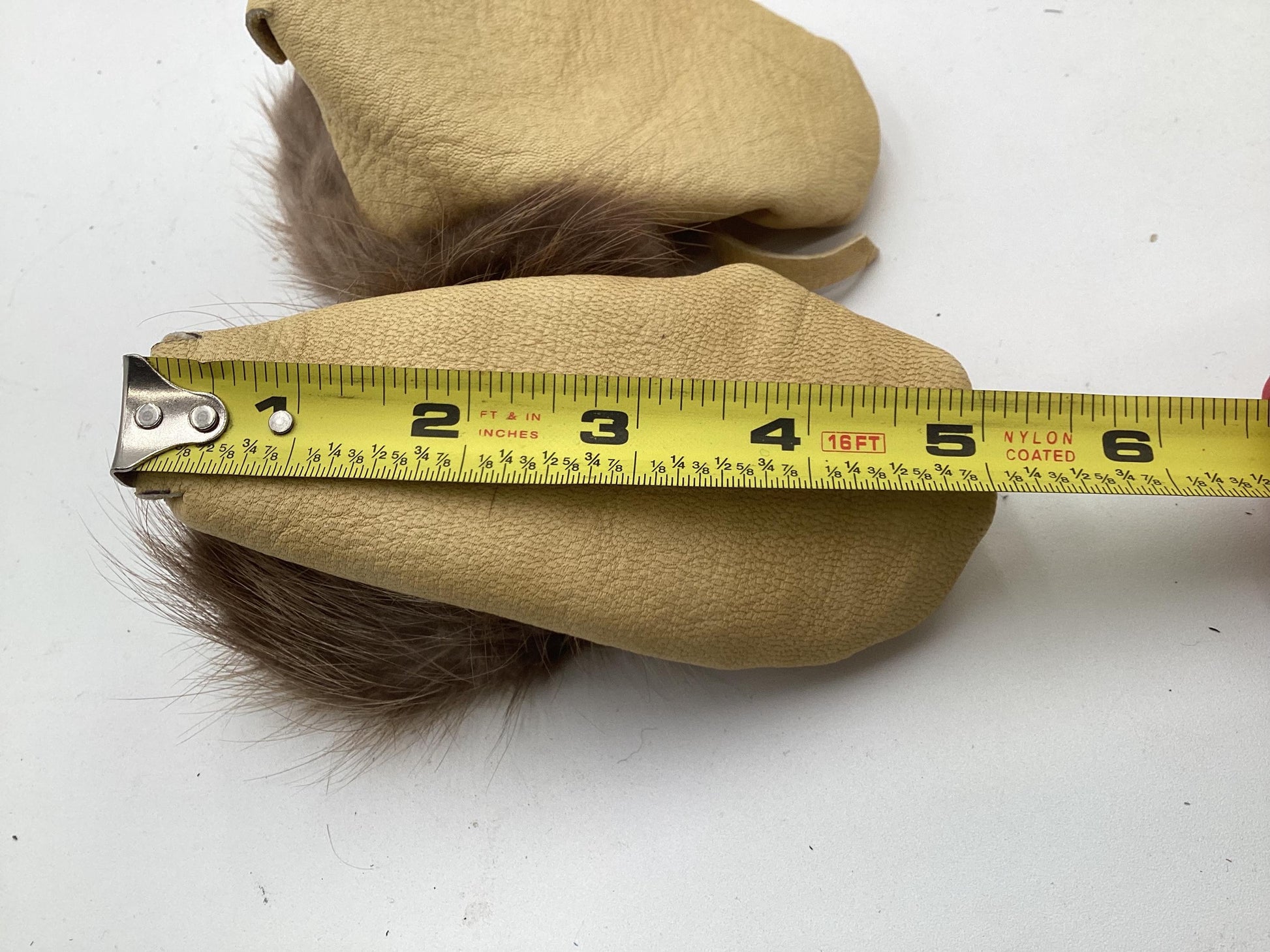 Handmade Fur & Leather Baby Moccasins – Ojibwe Rabbit Fur Trim