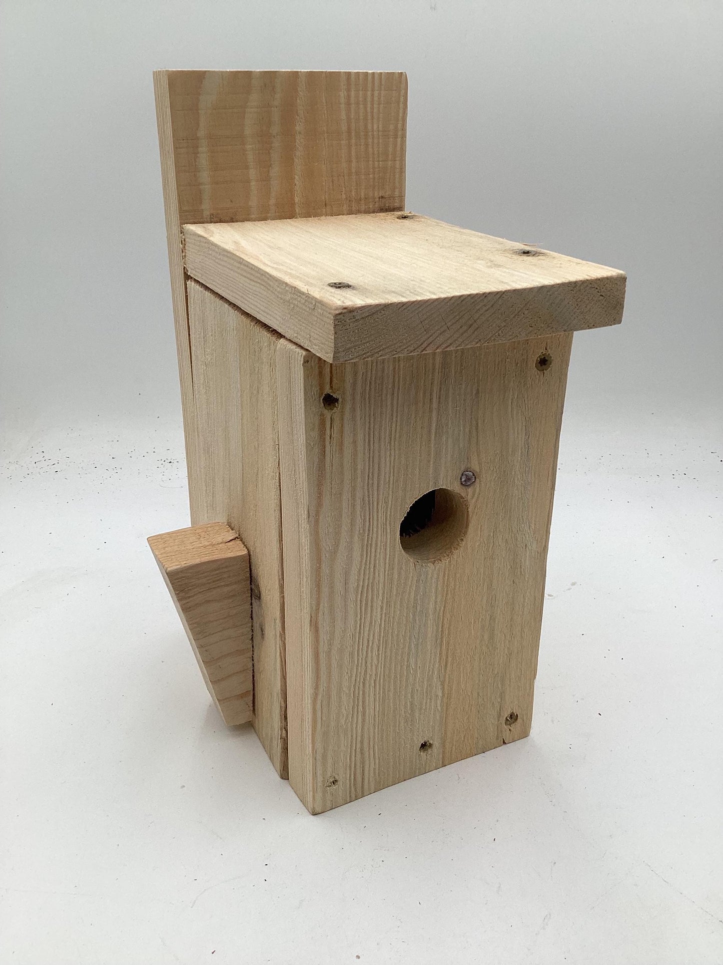 Wooden Bluebird House - Anishinaabe/Ojibwe Artisan