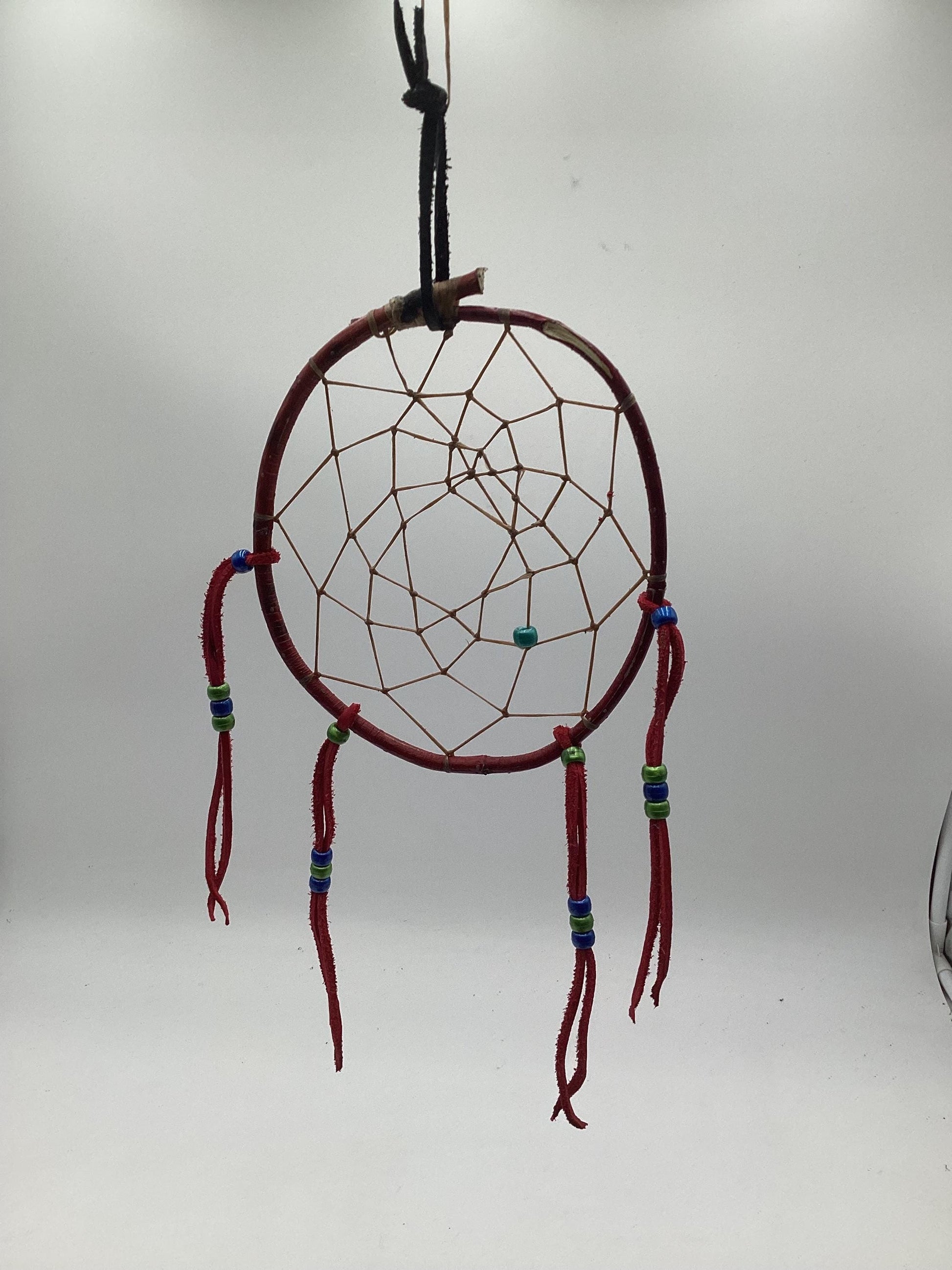 Authentic Handmade Red Willow Dream Catcher - Anishinaabe/Ojibwe
