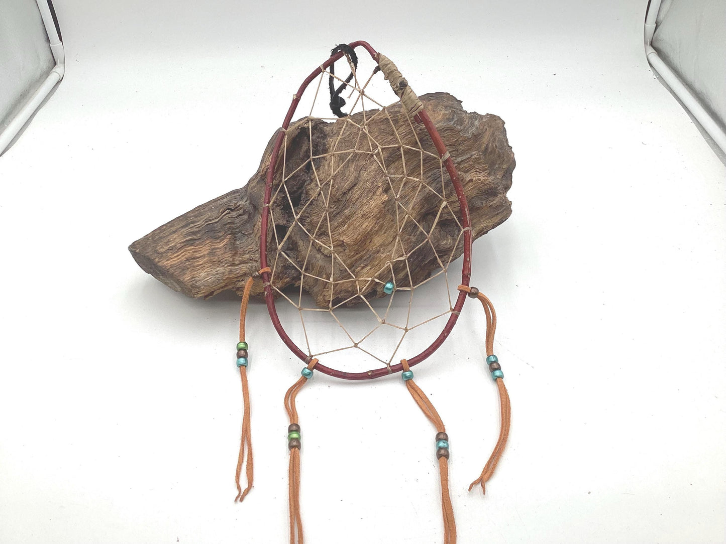 Authentic Handmade Red Willow Dream Catcher - Anishinaabe/Ojibwe