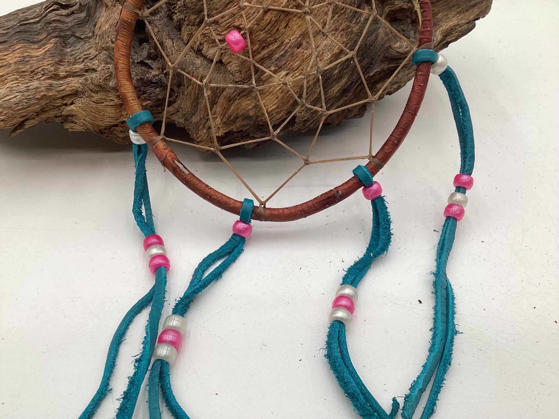 Authentic Handmade Red Willow Dream Catcher - Anishinaabe/Ojibwe