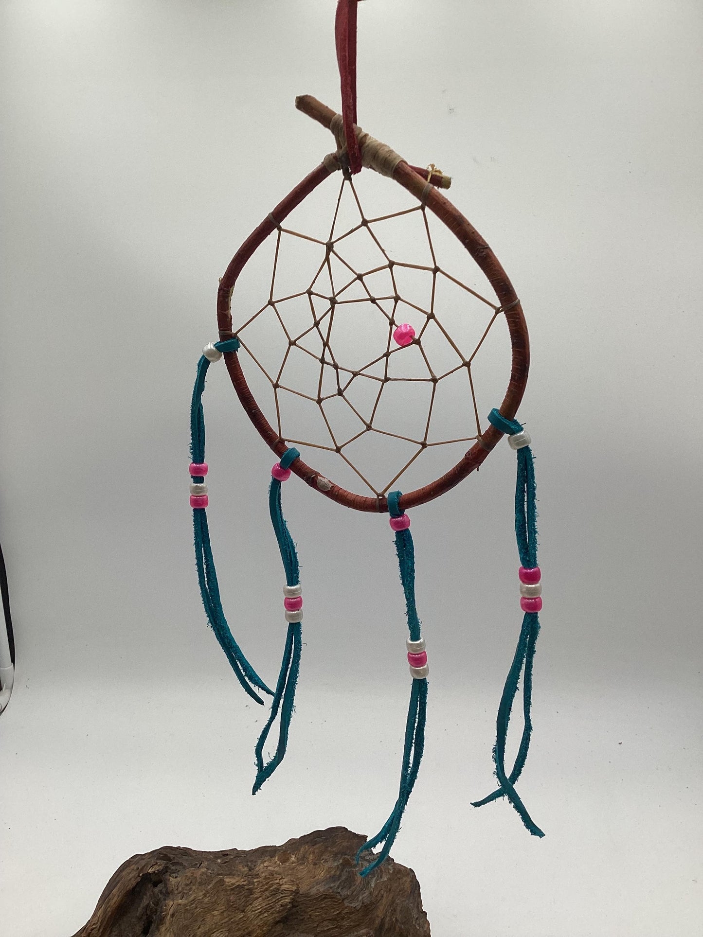 Authentic Handmade Red Willow Dream Catcher - Anishinaabe/Ojibwe
