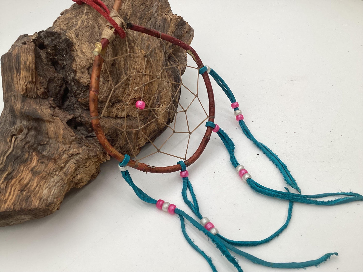 Authentic Handmade Red Willow Dream Catcher - Anishinaabe/Ojibwe