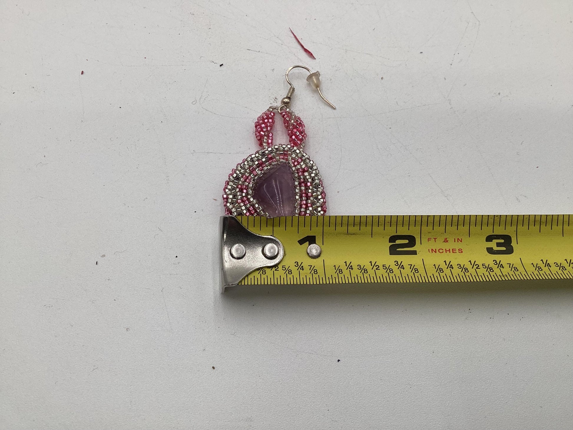 Hand Beaded Earrings: Anishinaabe/Ojibwe Beadwork, Hypoallergenic Hooks