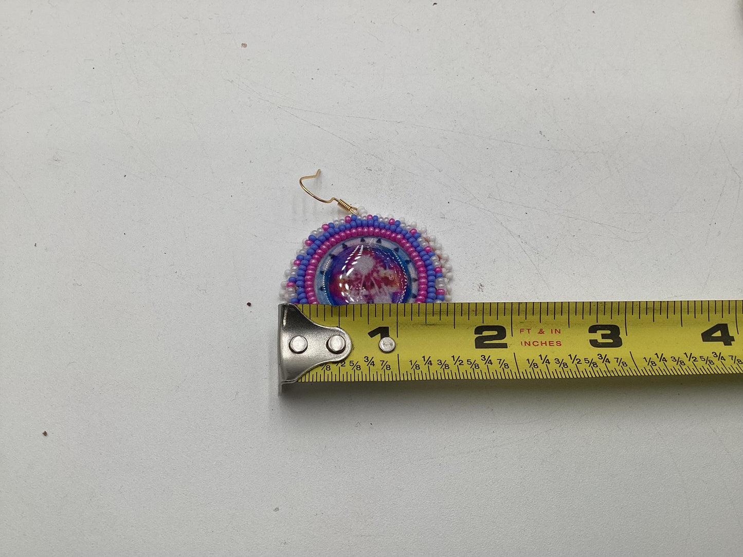 Hand Beaded Indigenous Earrings: Anishinaabe/Ojibwe Beadwork