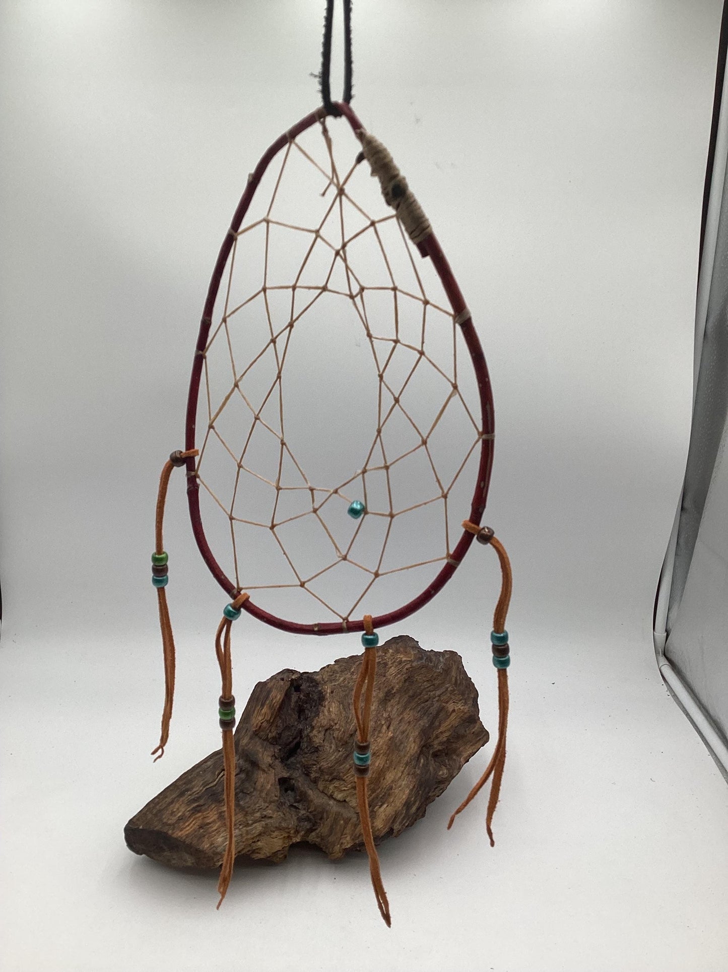 Authentic Handmade Red Willow Dream Catcher - Anishinaabe/Ojibwe