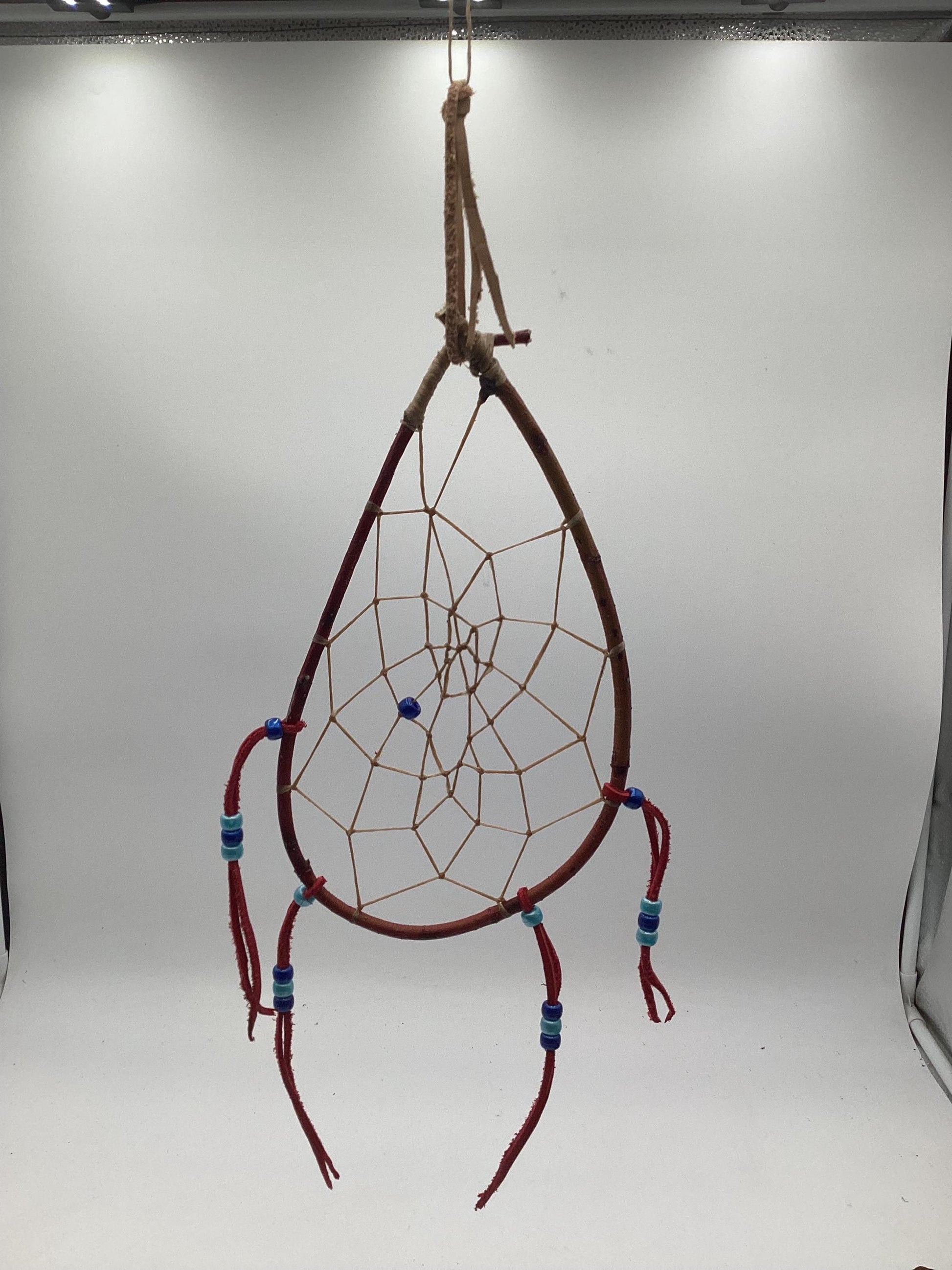 Authentic Handmade Red Willow Dream Catcher - Anishinaabe/Ojibwe