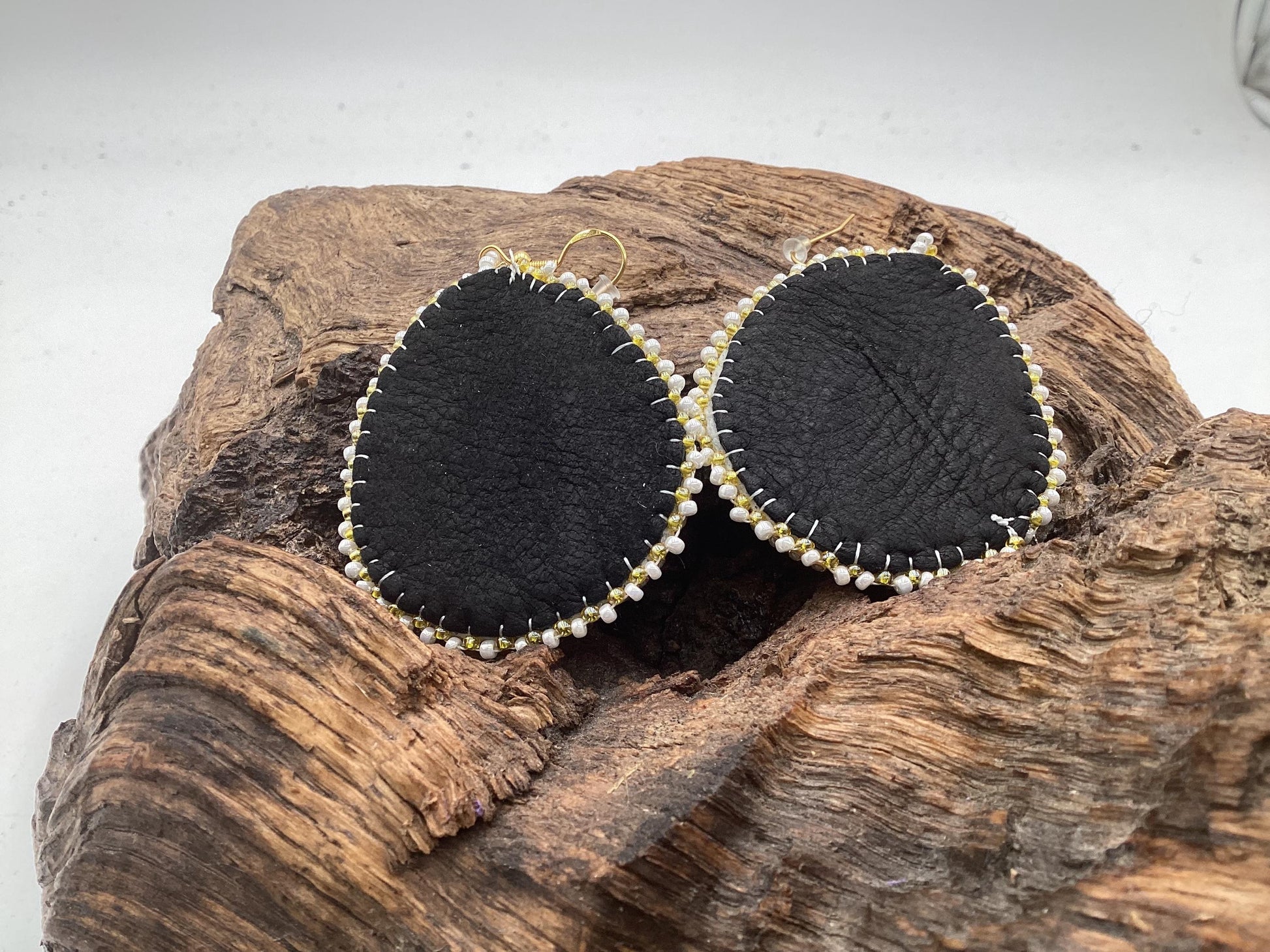 Hand Beaded Earrings - Authentic Ojibwe Beadwork