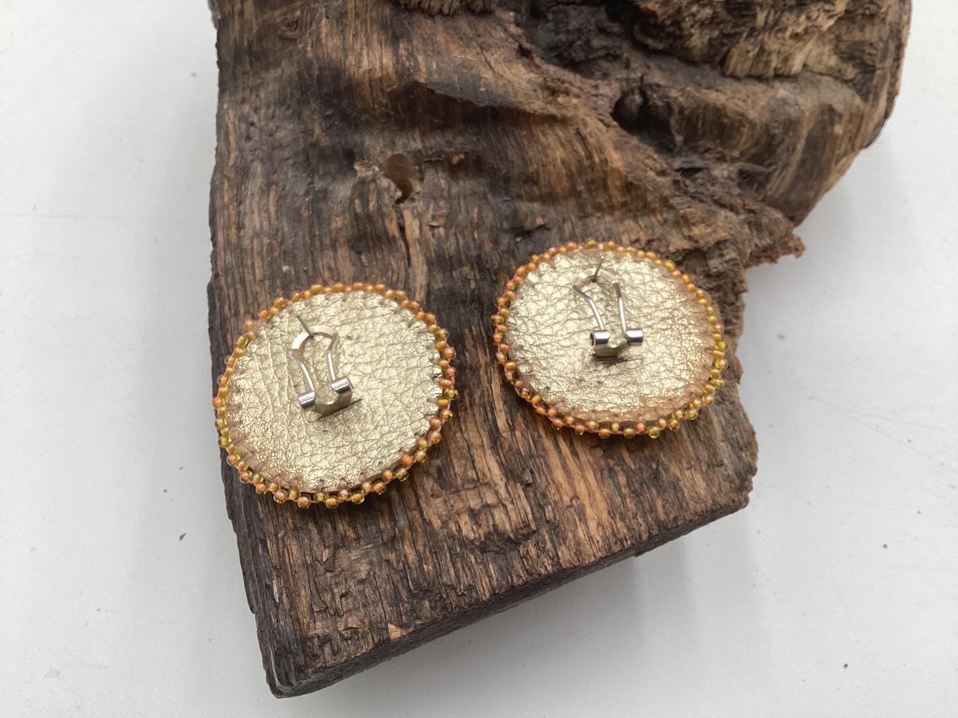 Hand Beaded Indigenous Horse Earrings: Anishinaabe/Ojibwe Beadwork