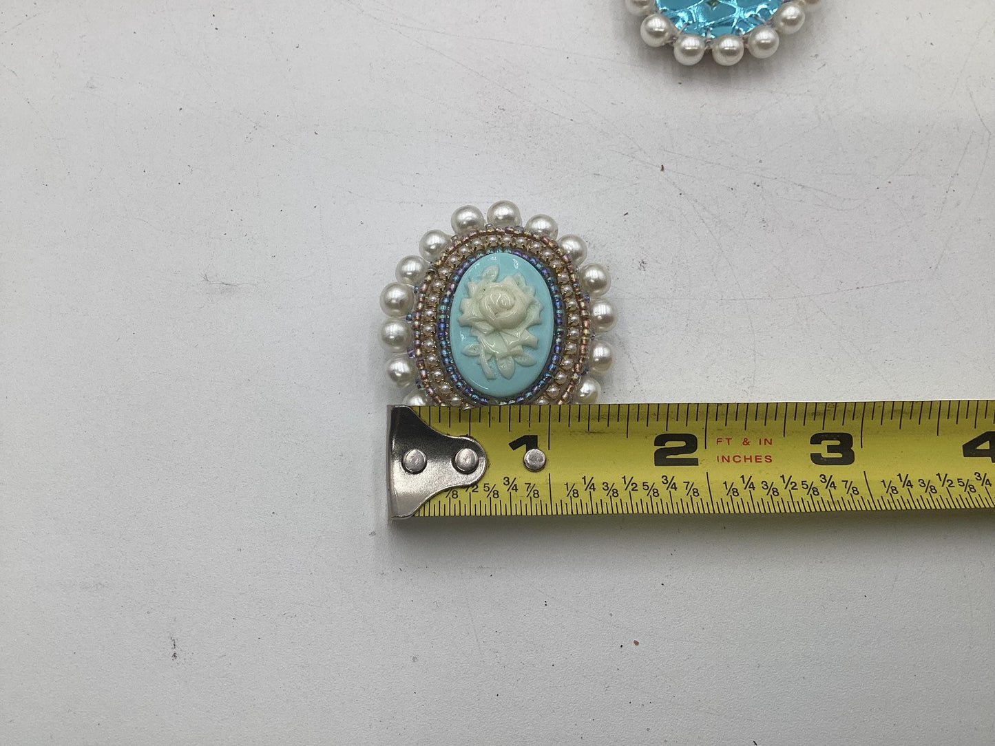 Hand Beaded Pearl Bead Earrings: Anishinaabe/Ojibwe Beadwork