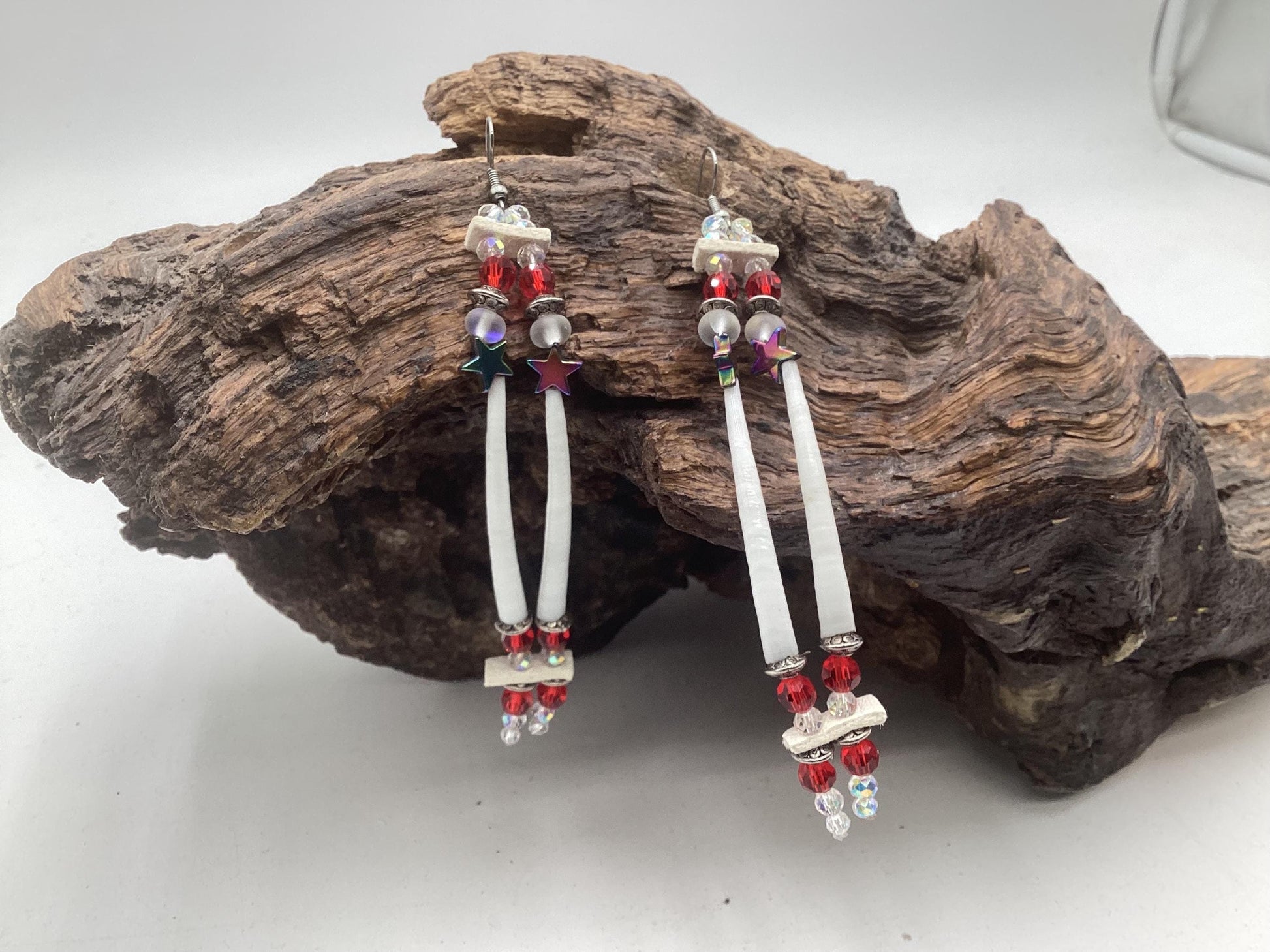 Hand Beaded Earrings: Anishinaabe/Ojibwe Beadwork
