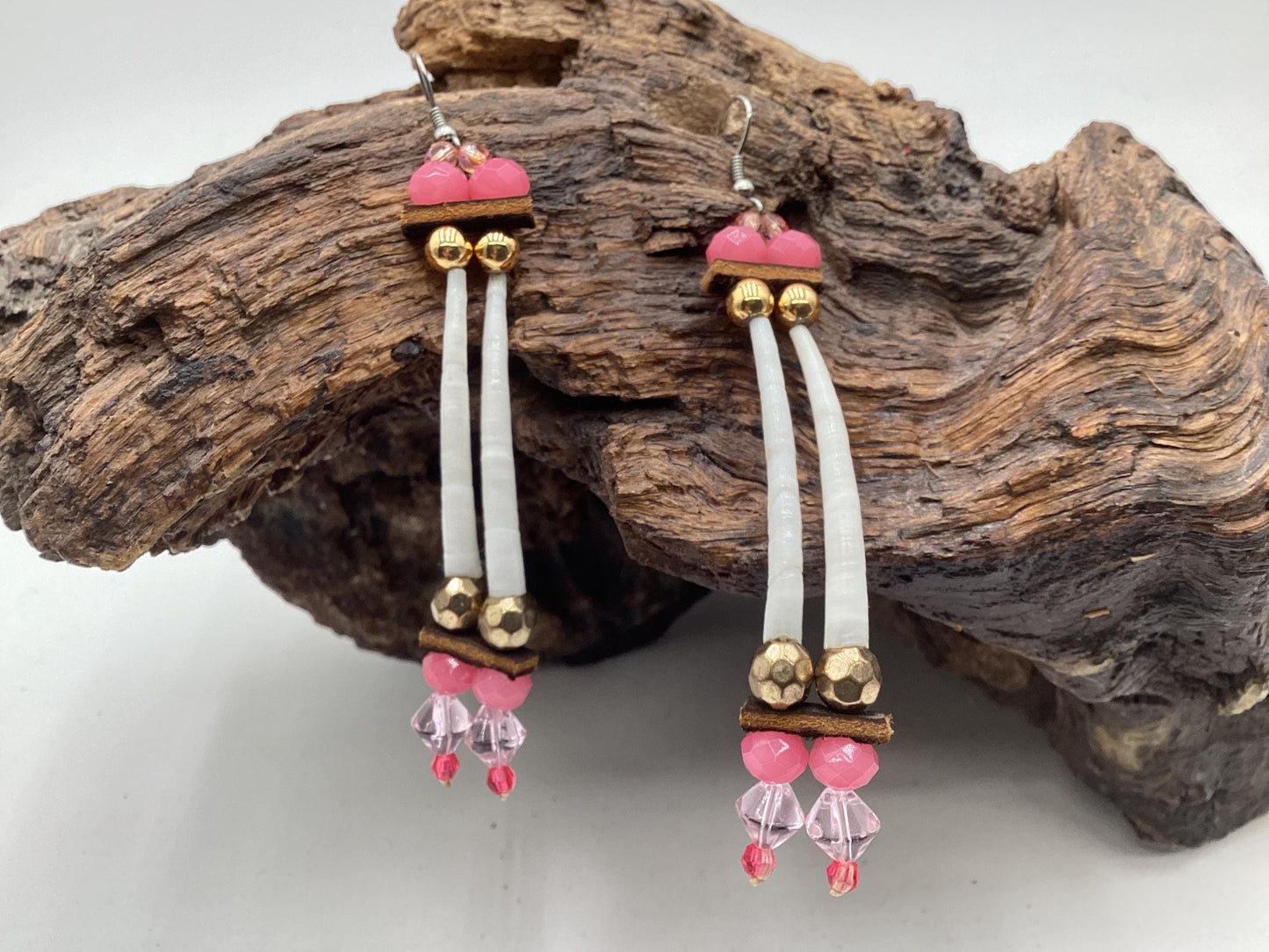 Hand Beaded Earrings: Anishinaabe/Ojibwe Beadwork