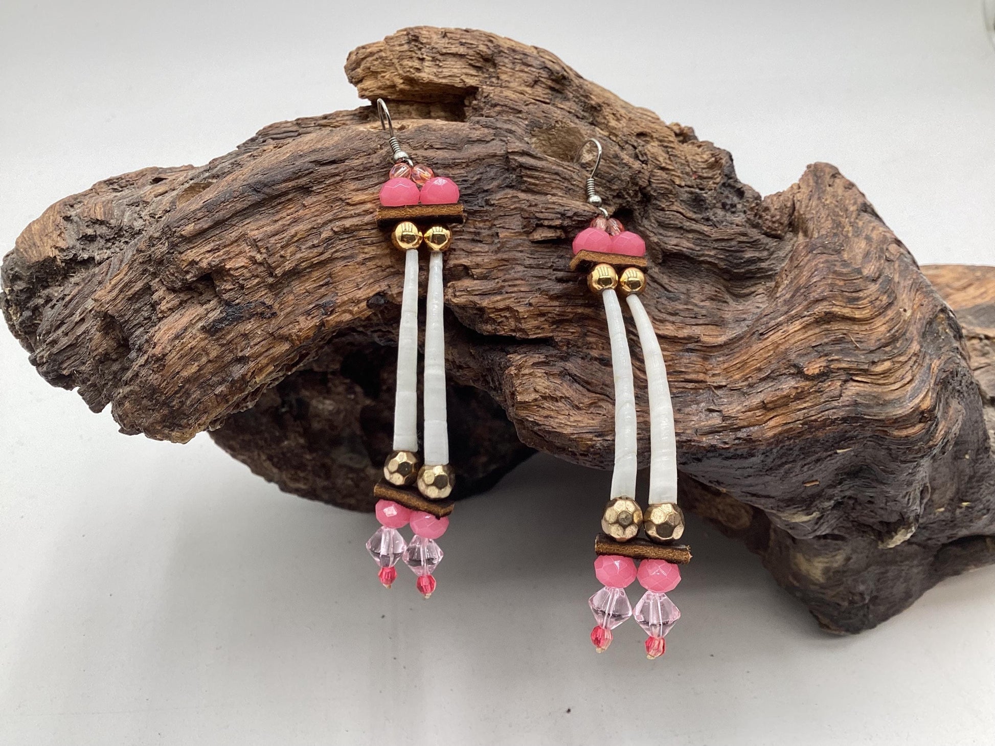 Hand Beaded Earrings: Anishinaabe/Ojibwe Beadwork