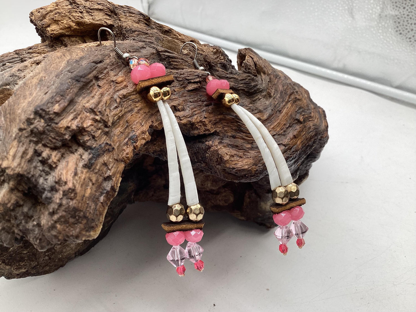 Hand Beaded Earrings: Anishinaabe/Ojibwe Beadwork