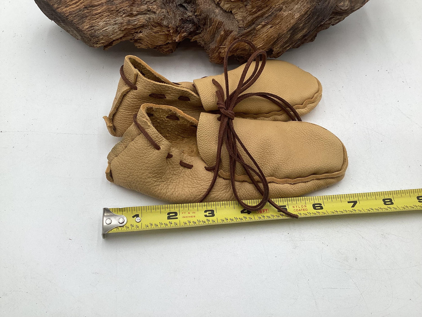 Child's Leather Moccasins – Anishinaabe/Ojibwe Artisan made