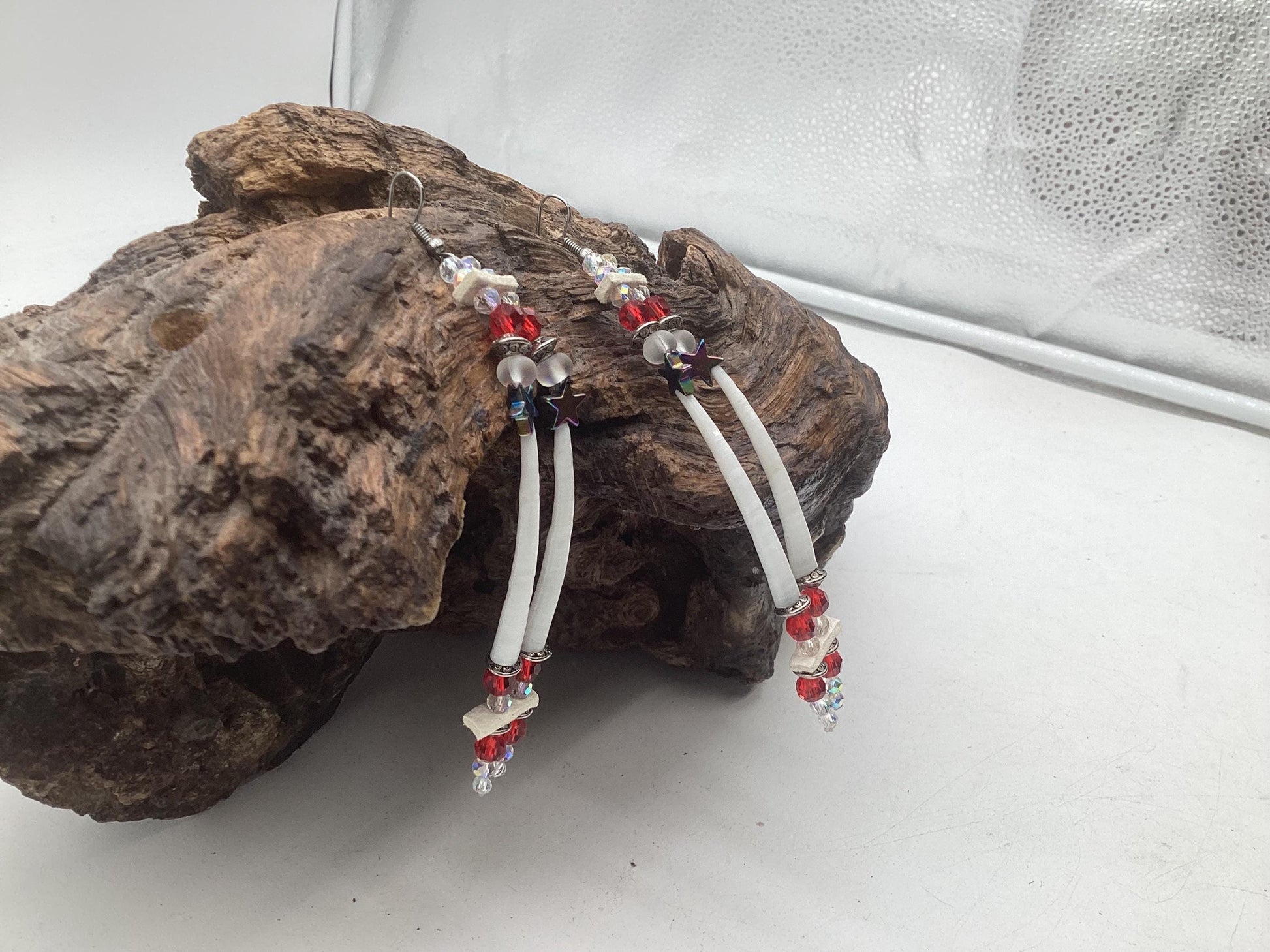Hand Beaded Earrings: Anishinaabe/Ojibwe Beadwork