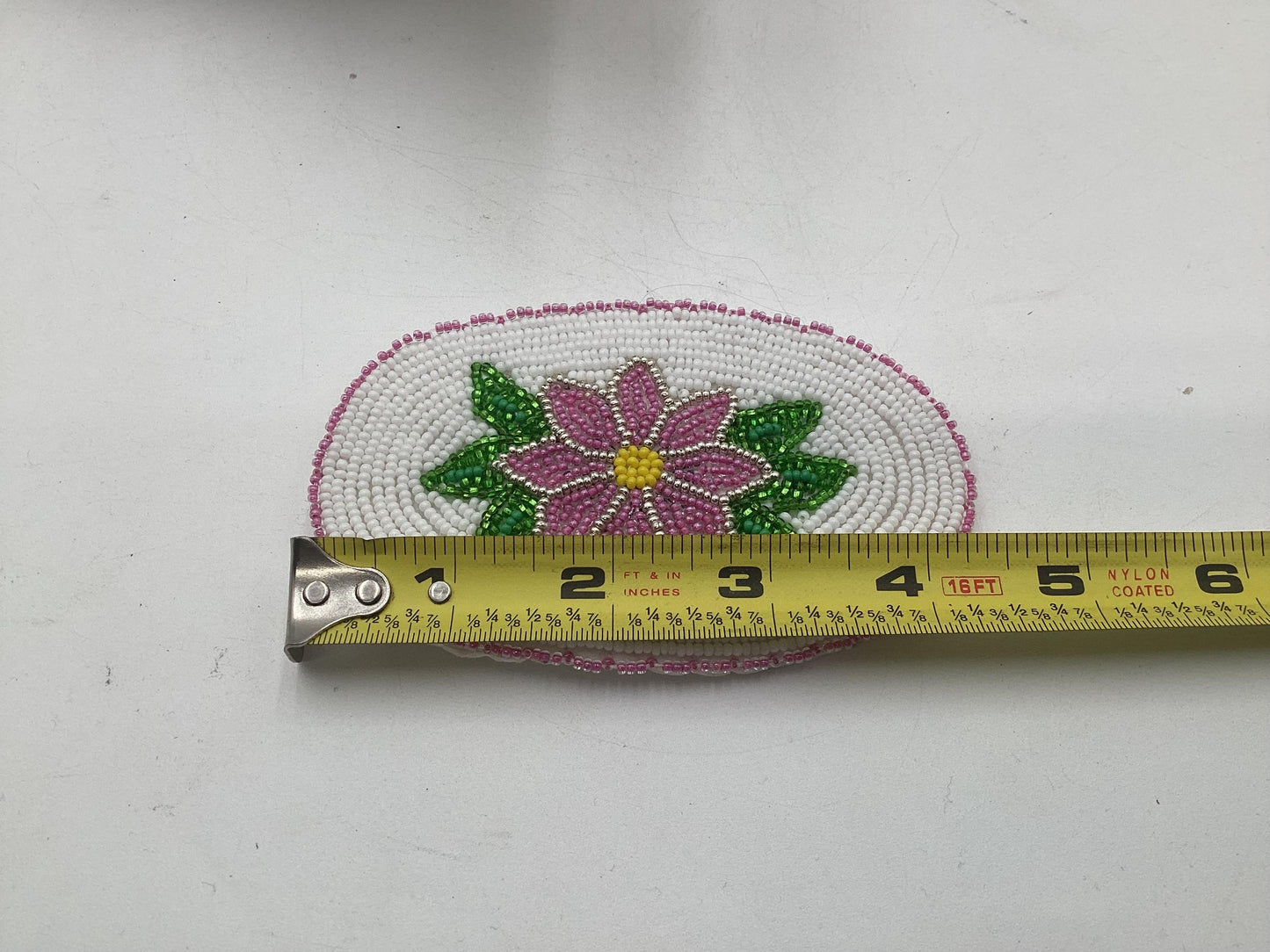 Beautiful Hand Beaded Hair Barrette - Ojibwe/Anishinaabe Beadwork - Free Shipping
