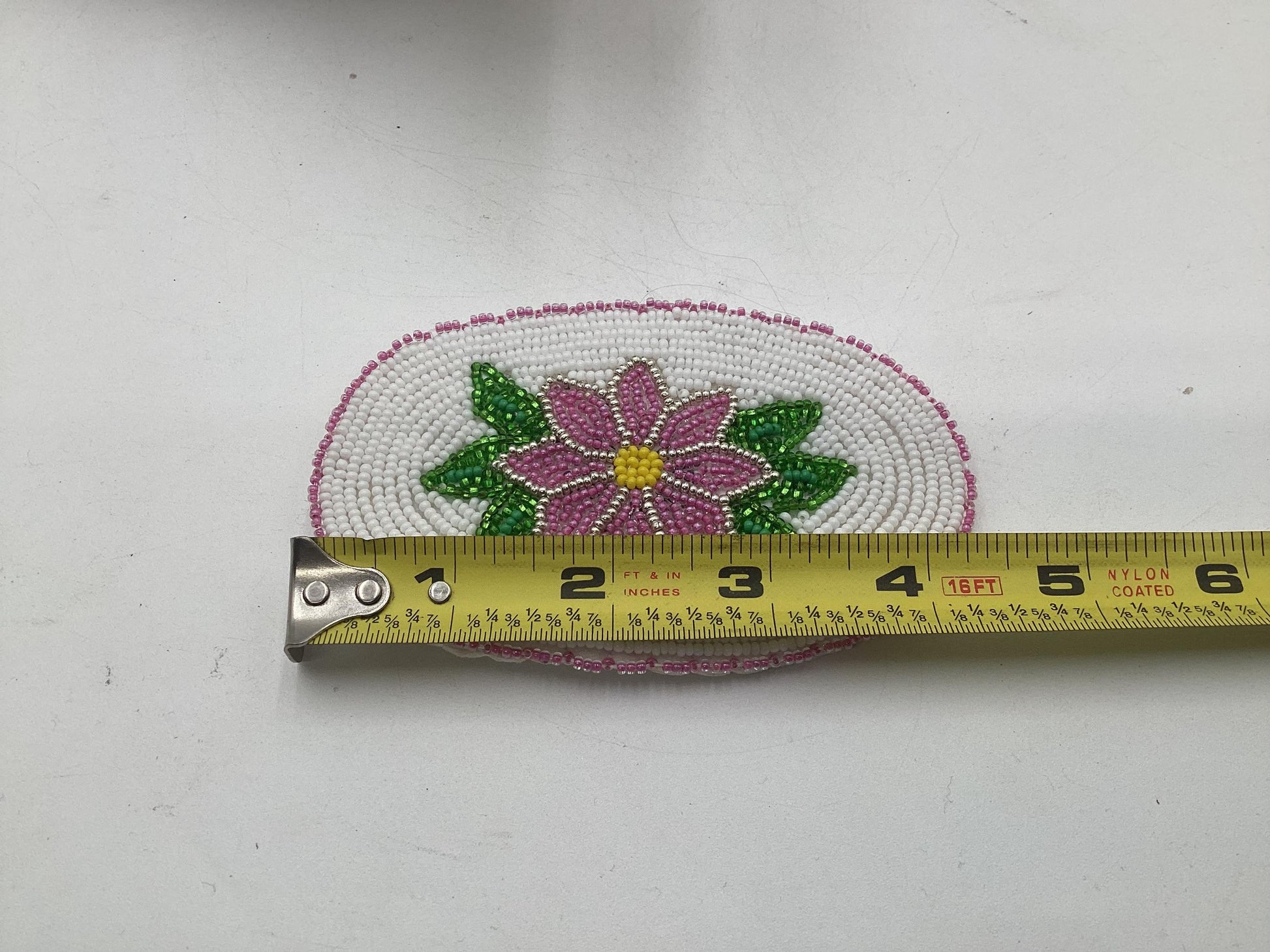 Beautiful Hand Beaded Hair Barrette - Ojibwe/Anishinaabe Beadwork - Free Shipping