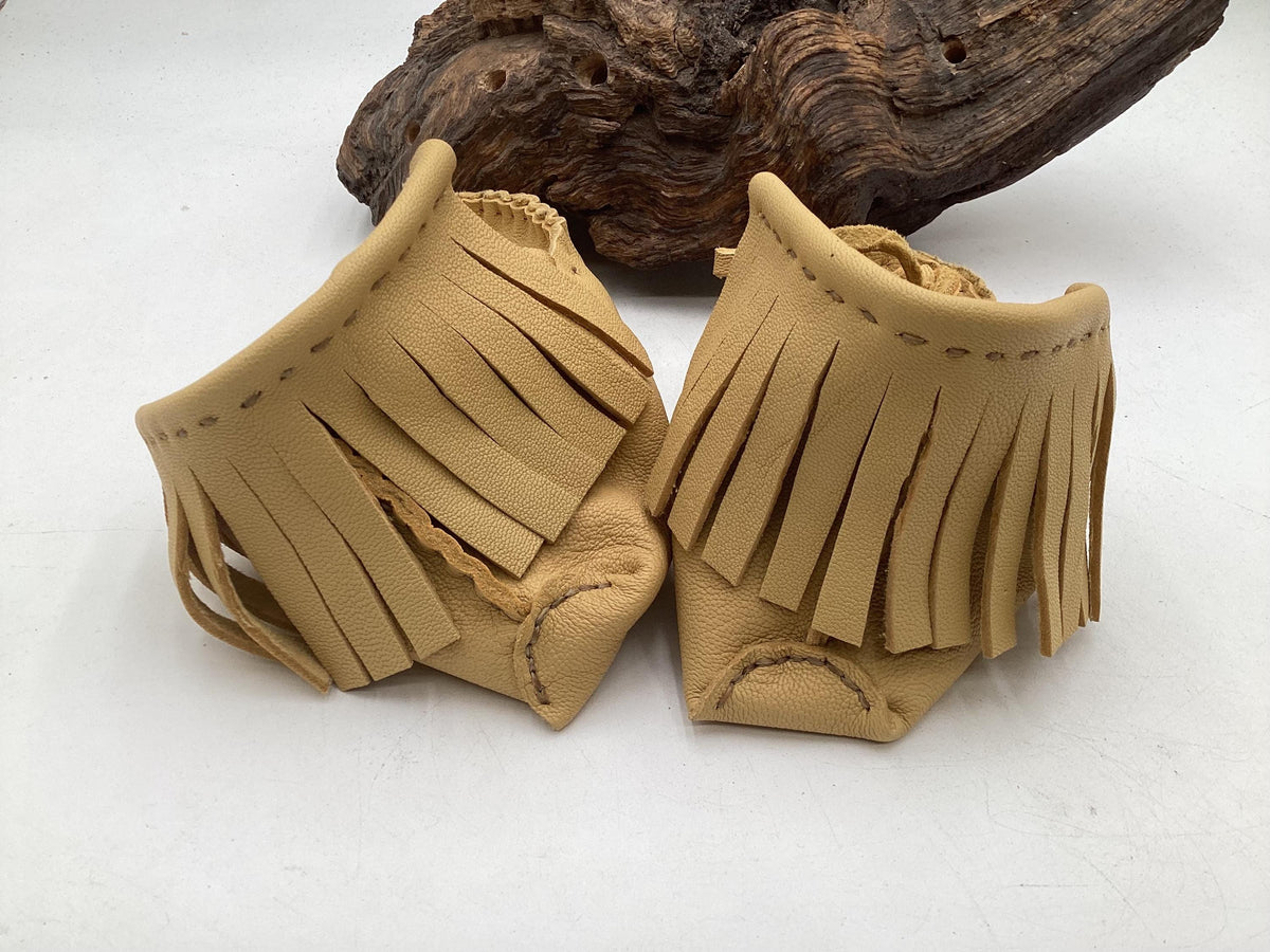 Leather Moccasins for Children – Anishinaabe/Ojibwe Artisan made