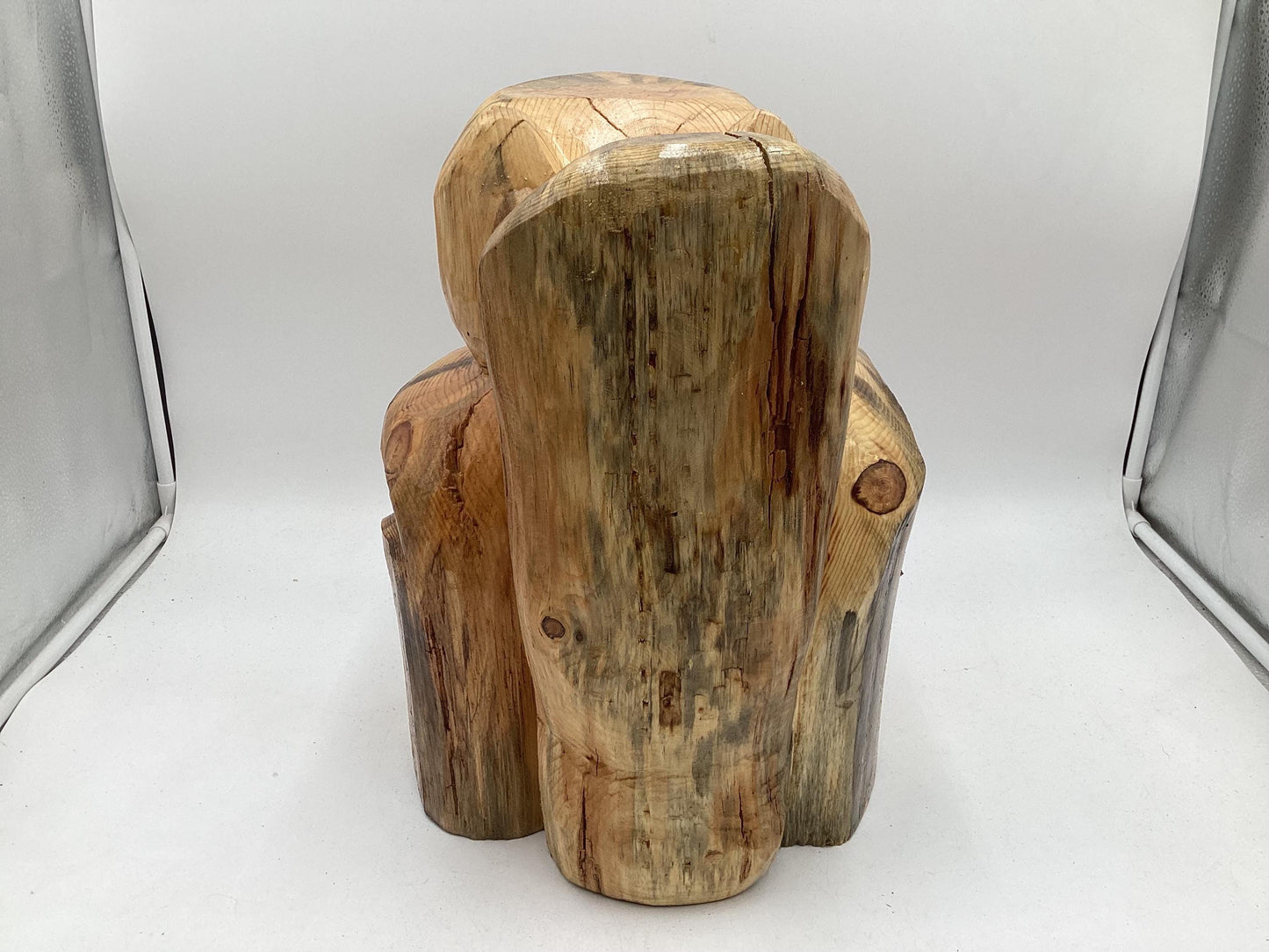 Hand Carved Anishinaabe Beaver Sculpture - Ojibwe Woodwork
