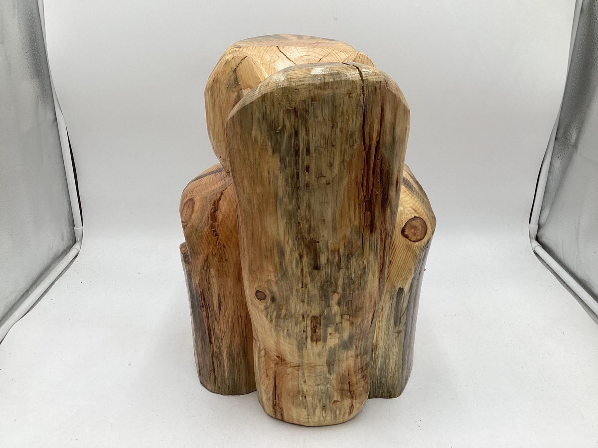 Hand Carved Anishinaabe Beaver Sculpture - Ojibwe Woodwork