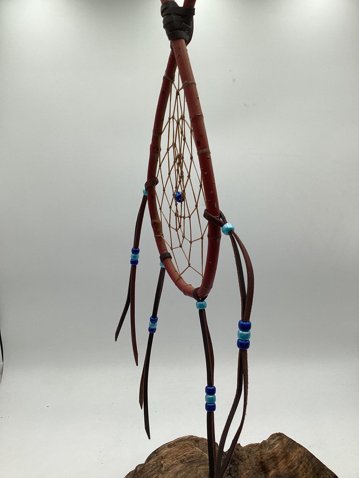 Authentic Handmade Red Willow Dream Catcher - Anishinaabe/Ojibwe