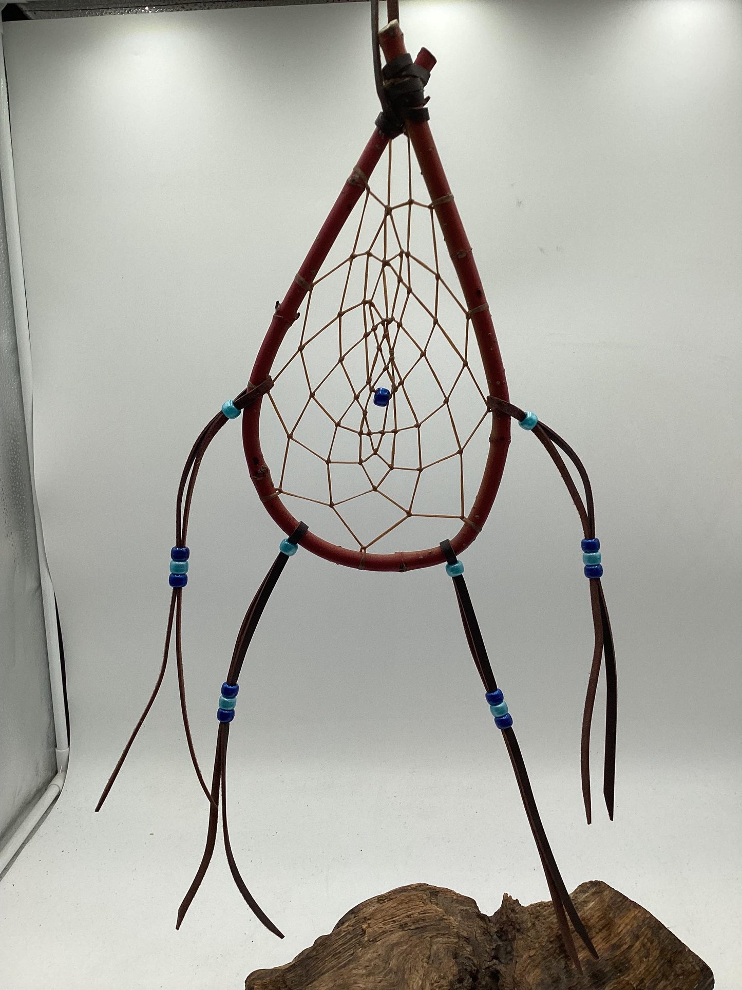 Authentic Handmade Red Willow Dream Catcher - Anishinaabe/Ojibwe