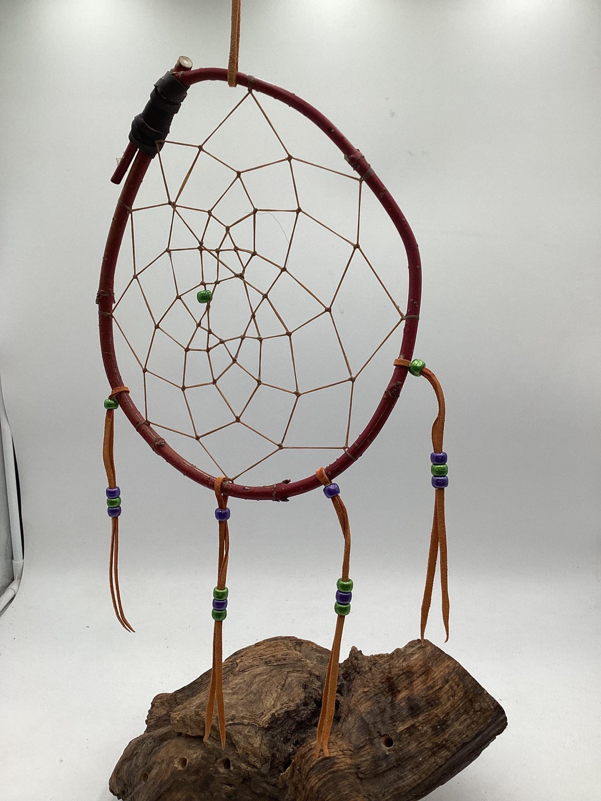 Authentic Handmade Red Willow Dream Catcher - Anishinaabe/Ojibwe