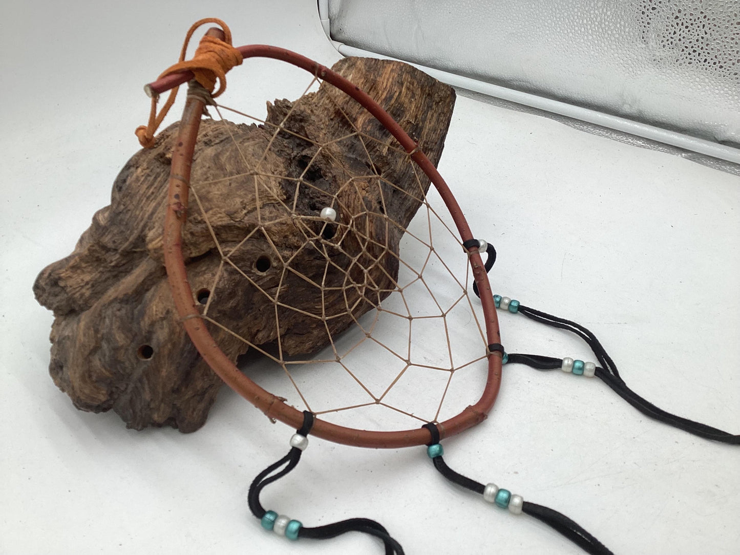 Authentic Handmade Red Willow Dream Catcher - Anishinaabe/Ojibwe