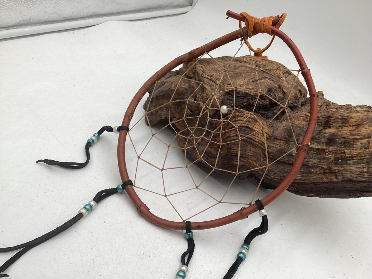 Authentic Handmade Red Willow Dream Catcher - Anishinaabe/Ojibwe