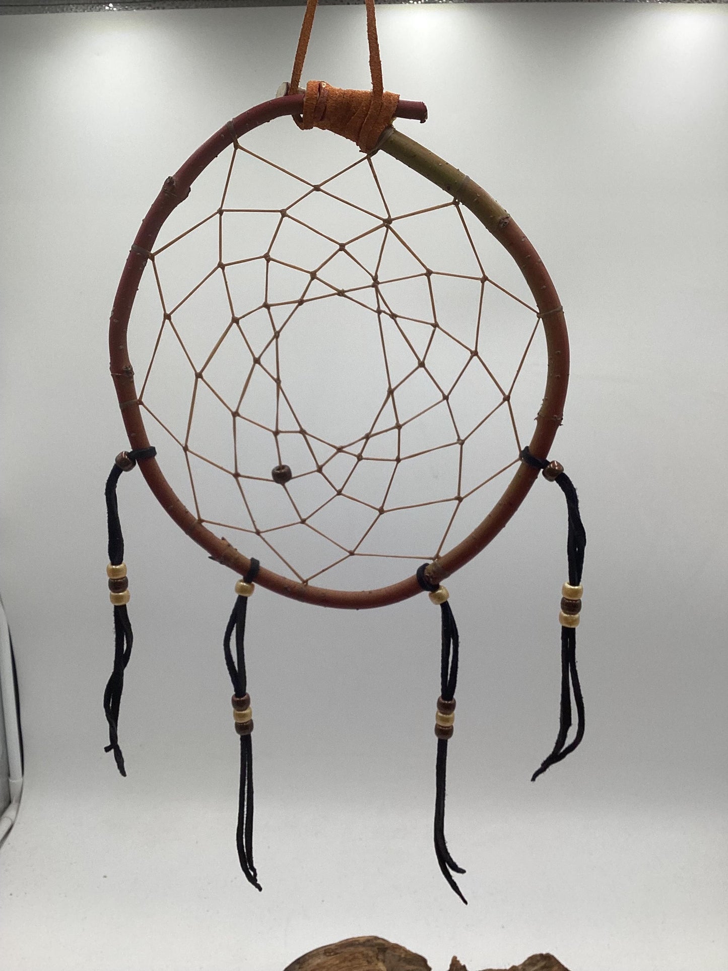 Authentic Handmade Red Willow Dream Catcher - Anishinaabe/Ojibwe