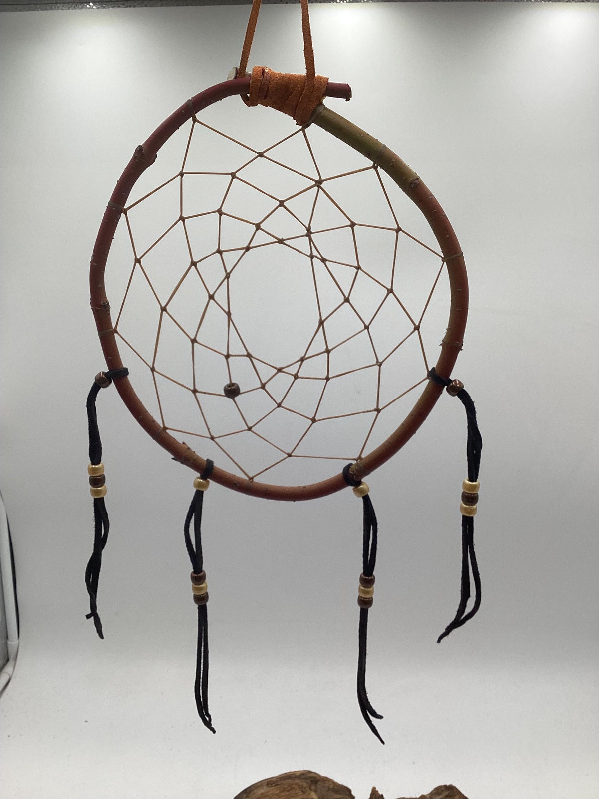 Authentic Handmade Red Willow Dream Catcher - Anishinaabe/Ojibwe