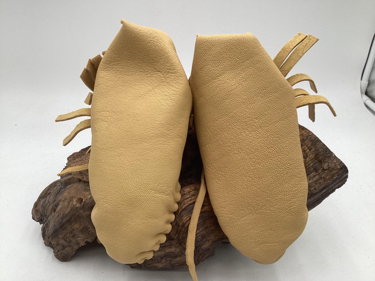 Leather Moccasins for Children – Anishinaabe/Ojibwe Artisan made