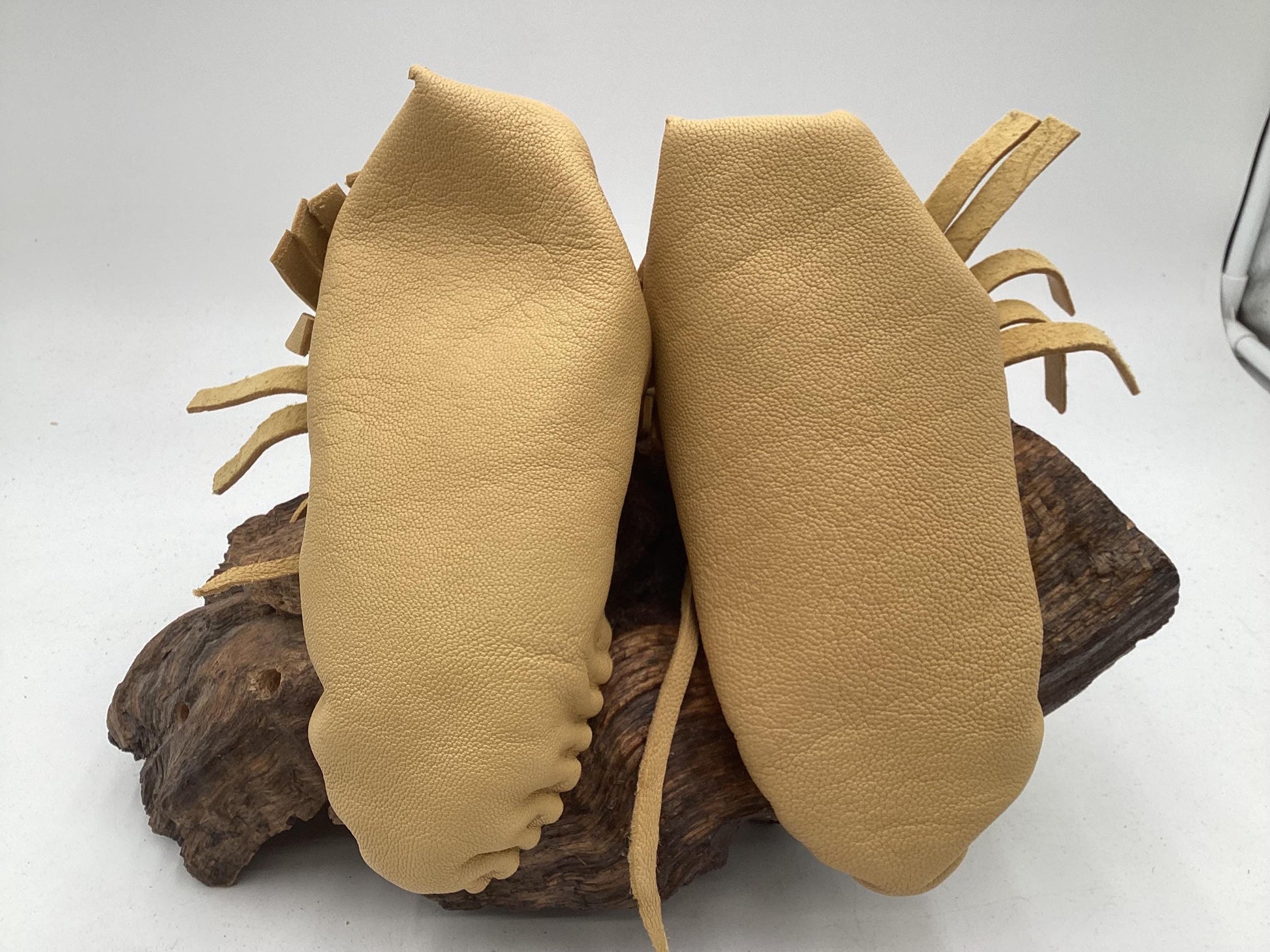 Leather Moccasins for Children – Anishinaabe/Ojibwe Artisan made
