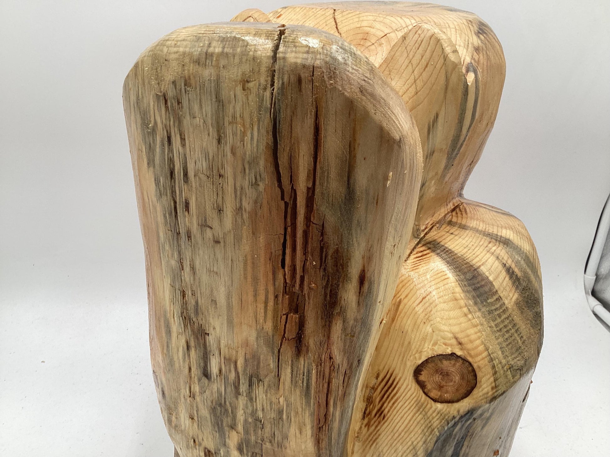 Hand Carved Anishinaabe Beaver Sculpture - Ojibwe Woodwork