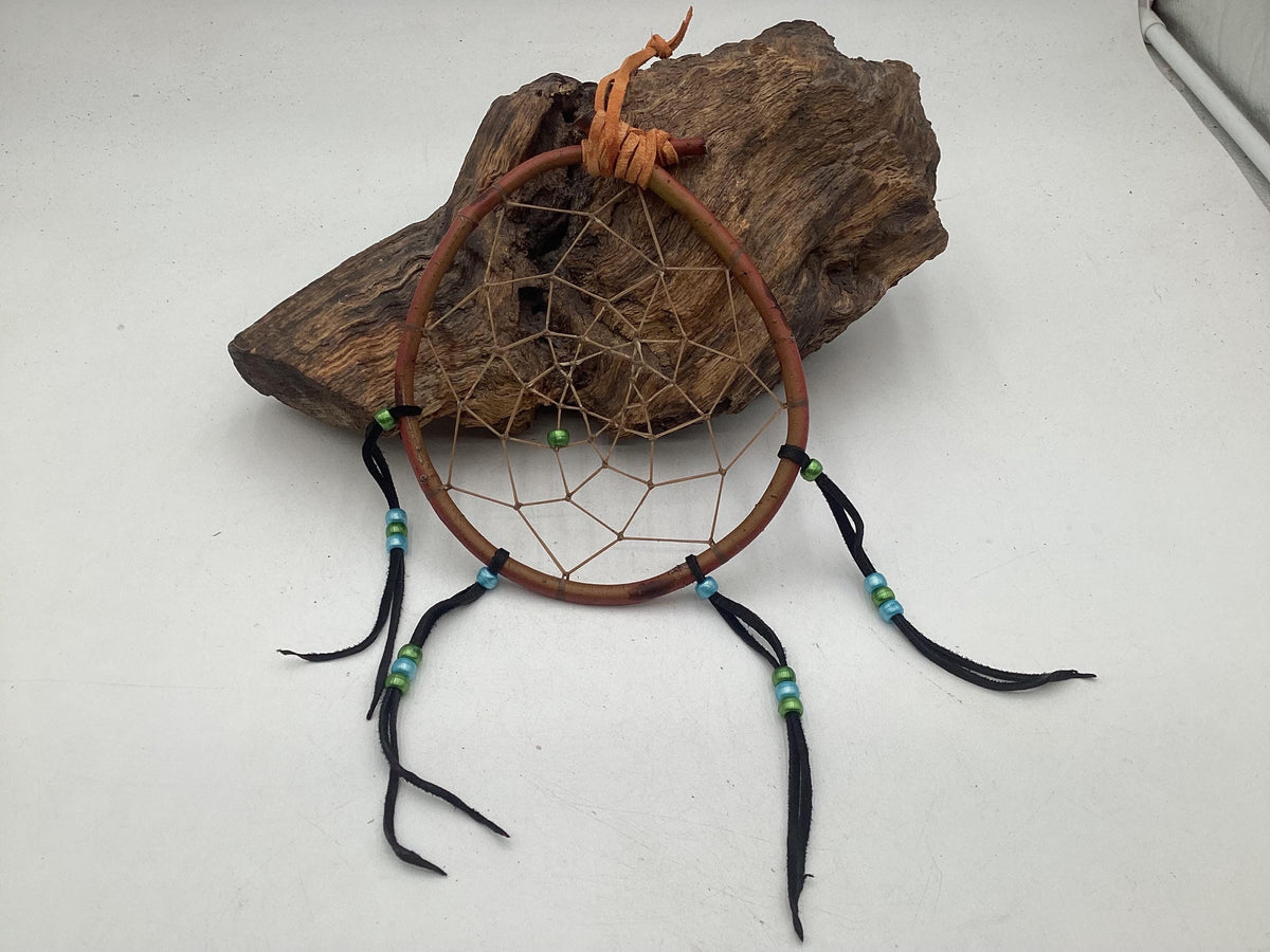 Authentic Handmade Red Willow Dream Catcher - Anishinaabe/Ojibwe