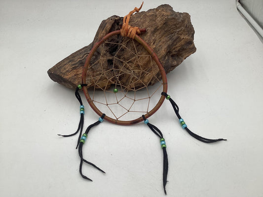 Authentic Handmade Red Willow Dream Catcher - Anishinaabe/Ojibwe