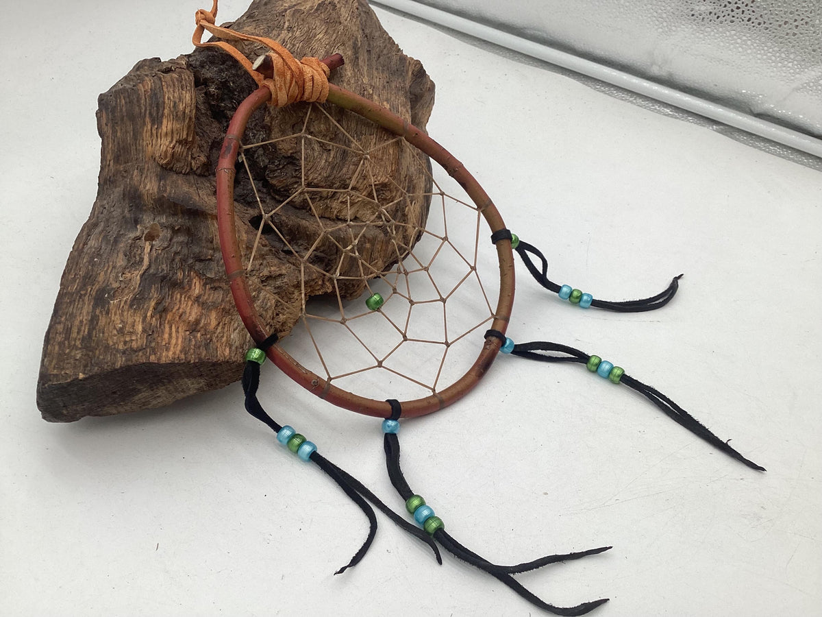 Authentic Handmade Red Willow Dream Catcher - Anishinaabe/Ojibwe