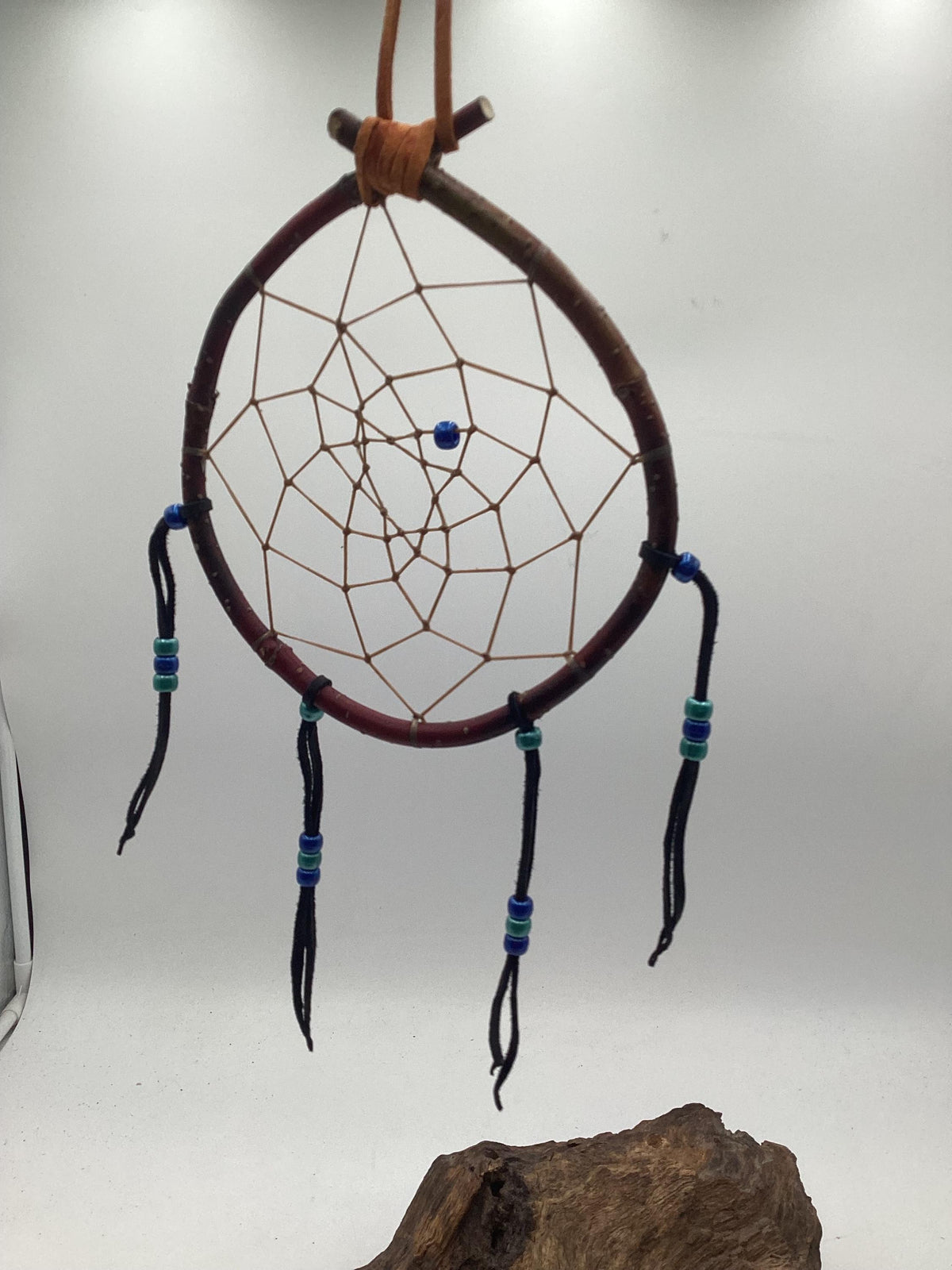 Authentic Handmade Red Willow Dream Catcher - Anishinaabe/Ojibwe