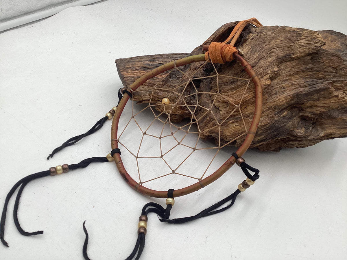 Authentic Handmade Red Willow Dream Catcher - Anishinaabe/Ojibwe