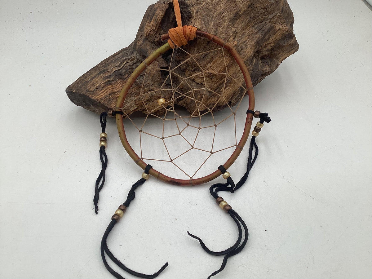 Authentic Handmade Red Willow Dream Catcher - Anishinaabe/Ojibwe
