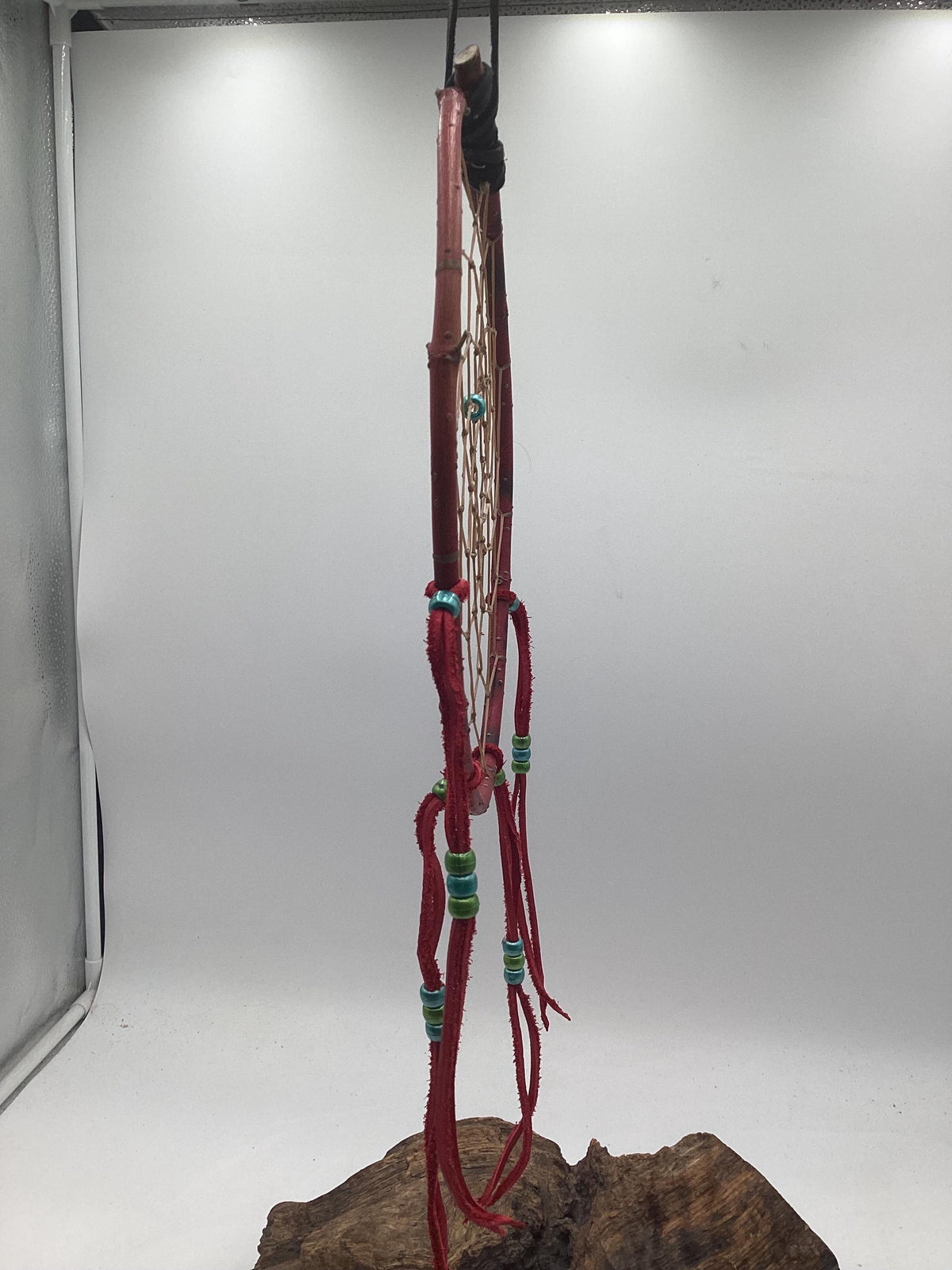 Authentic Handmade Red Willow Dream Catcher - Anishinaabe/Ojibwe