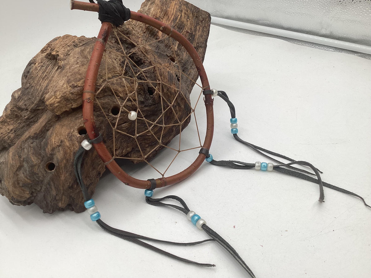 Authentic Handmade Red Willow Dream Catcher - Anishinaabe/Ojibwe