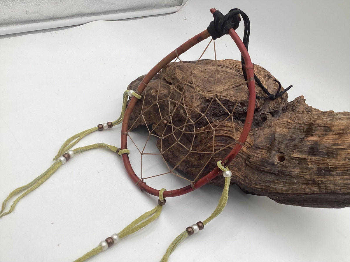 Authentic Handmade Red Willow Dream Catcher - Anishinaabe/Ojibwe