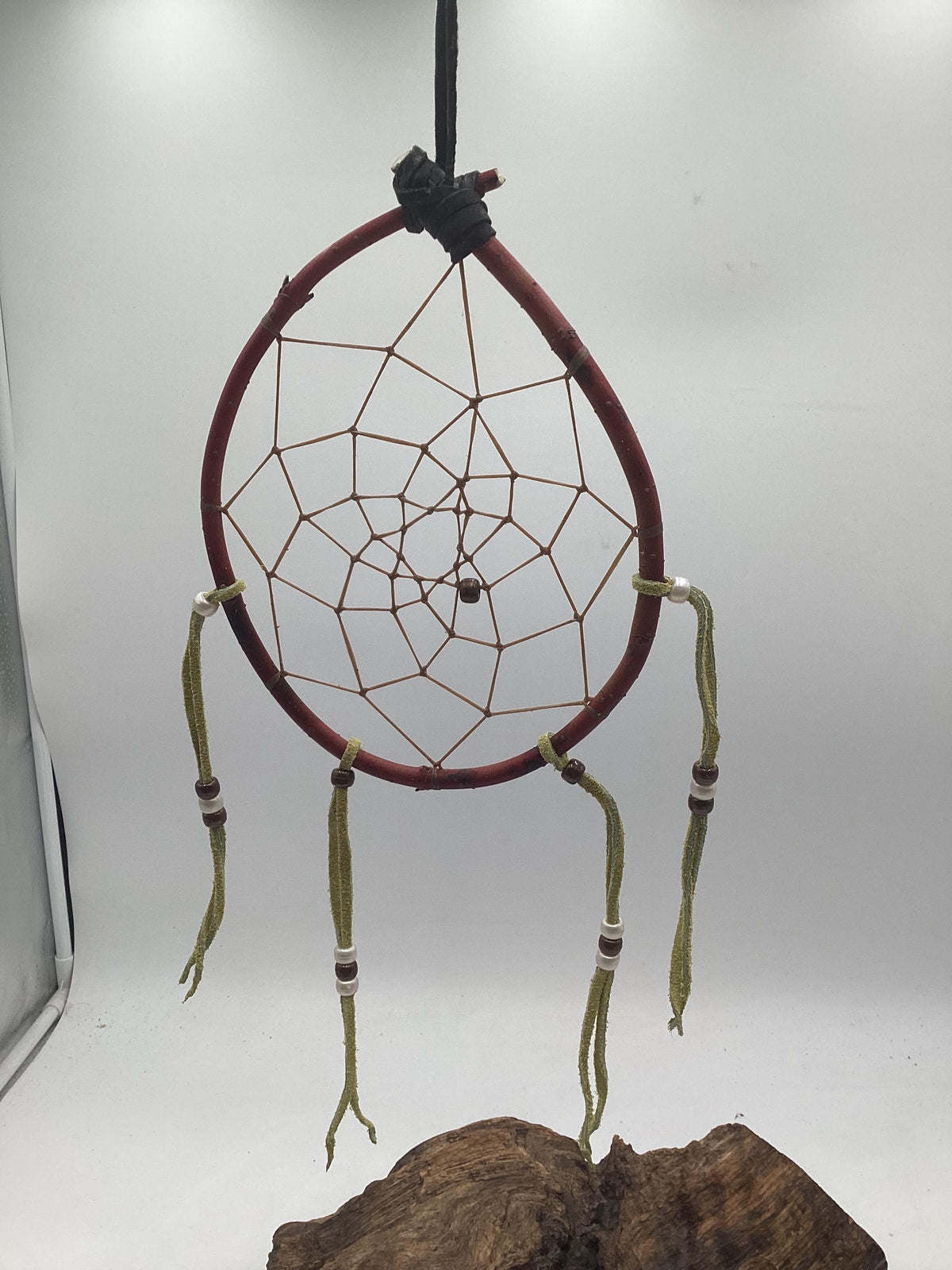 Authentic Handmade Red Willow Dream Catcher - Anishinaabe/Ojibwe