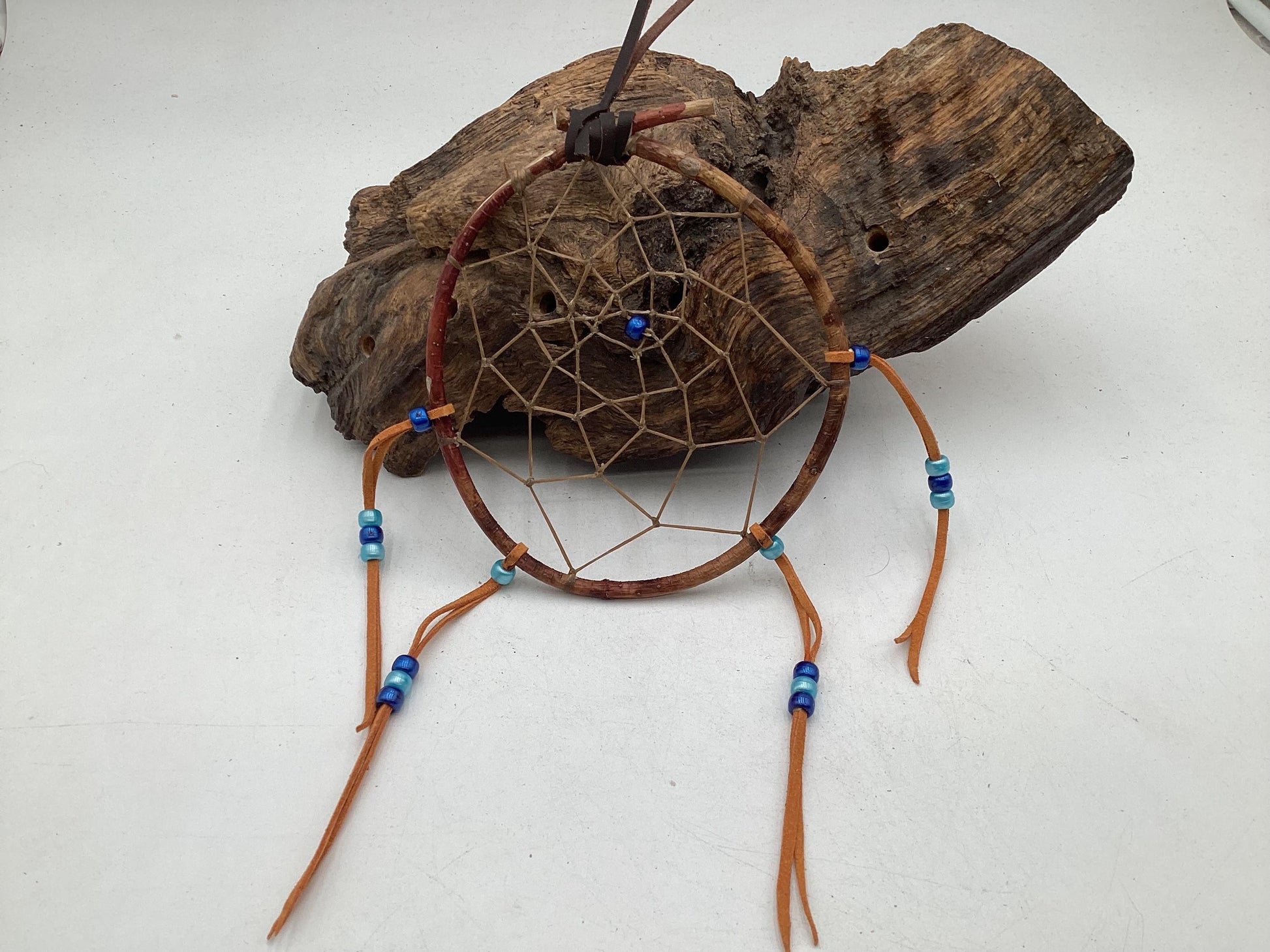 Authentic Handmade Red Willow Dream Catcher - Anishinaabe/Ojibwe
