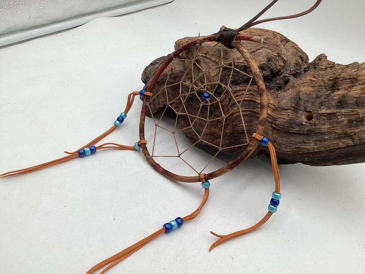 Authentic Handmade Red Willow Dream Catcher - Anishinaabe/Ojibwe
