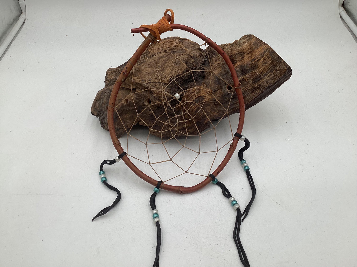 Authentic Handmade Red Willow Dream Catcher - Anishinaabe/Ojibwe